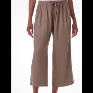 Splendid Women's Wide Leg Crop Pants - Tan